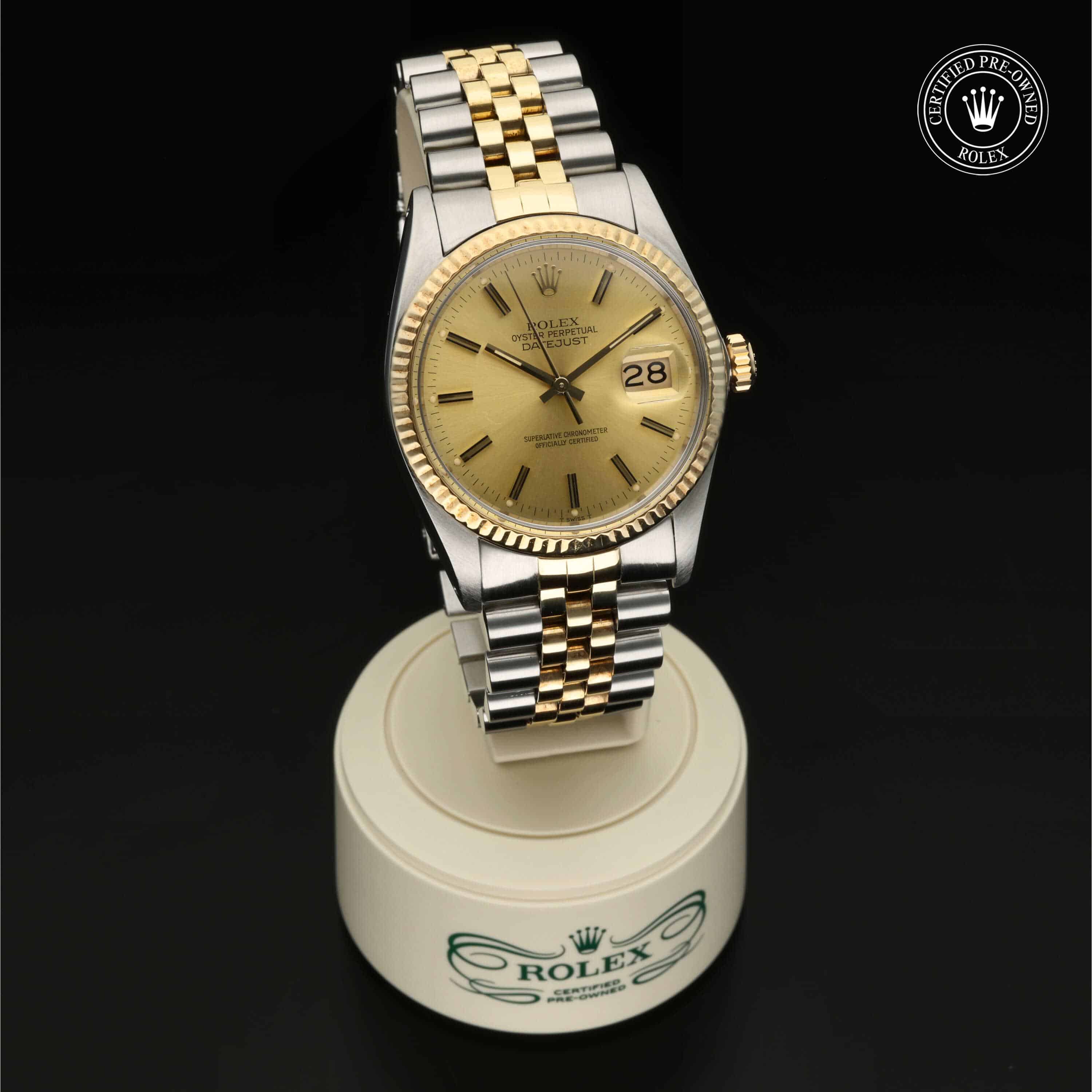 Oyster Perpetual Datejust 36 Certified Pre-Owned mit 36 mm von 1983 – 360° Ansicht 35
