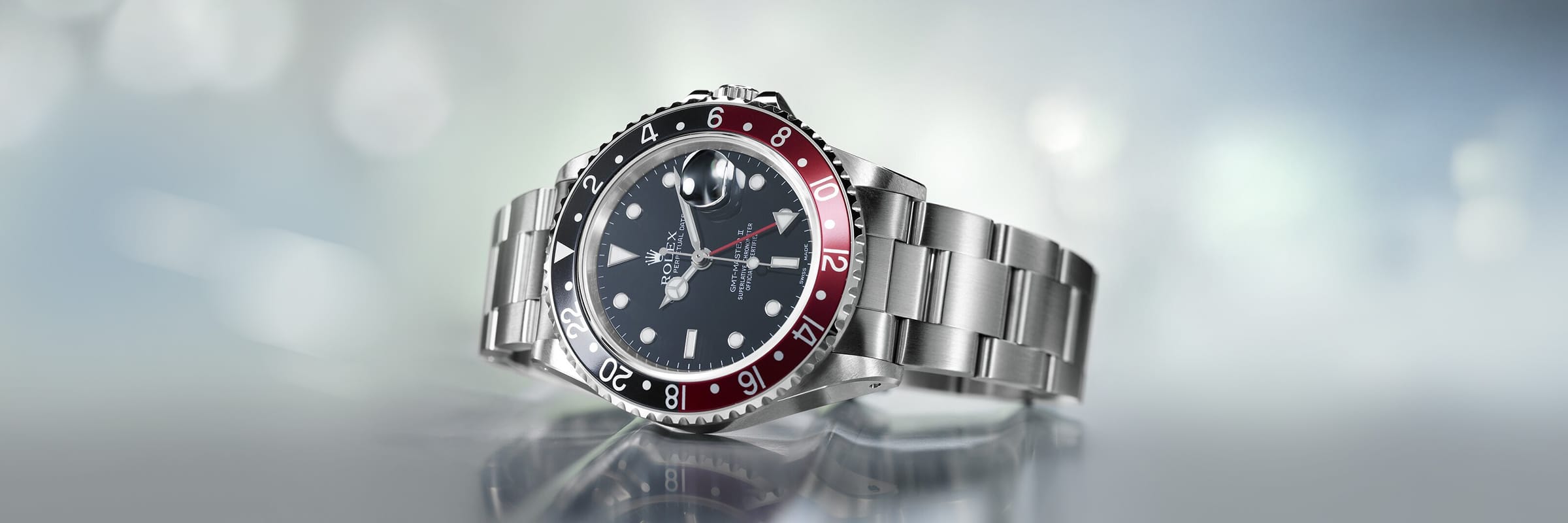 GMT‑Master II Certified Pre-Owned mit 40 mm von 2024 – Die GMT-Master II – die kosmopolitische Armbanduhr par excellence.