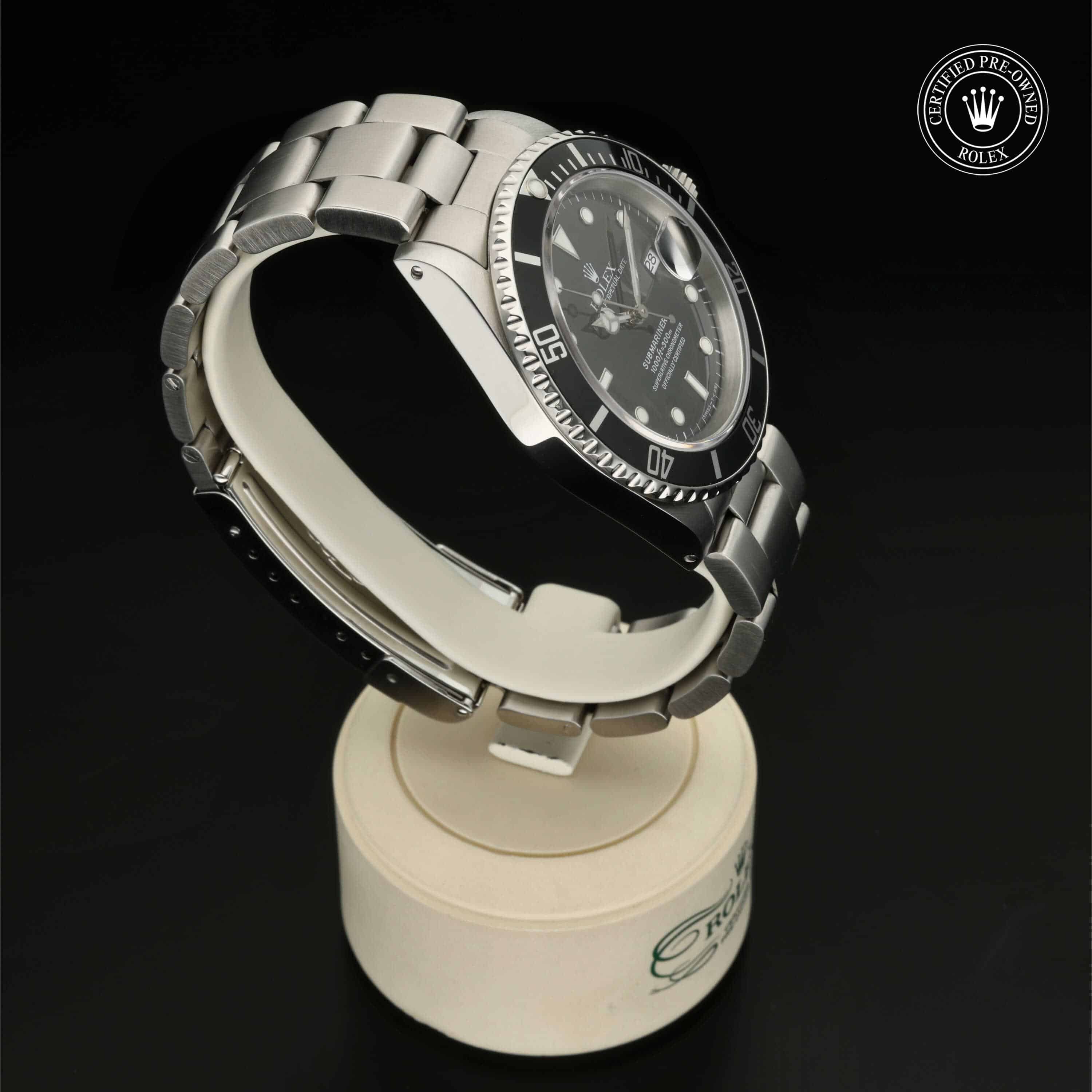 Oyster Perpetual Submariner Date Certified Pre-Owned mit 40 mm von 1993 – 360° Ansicht 29