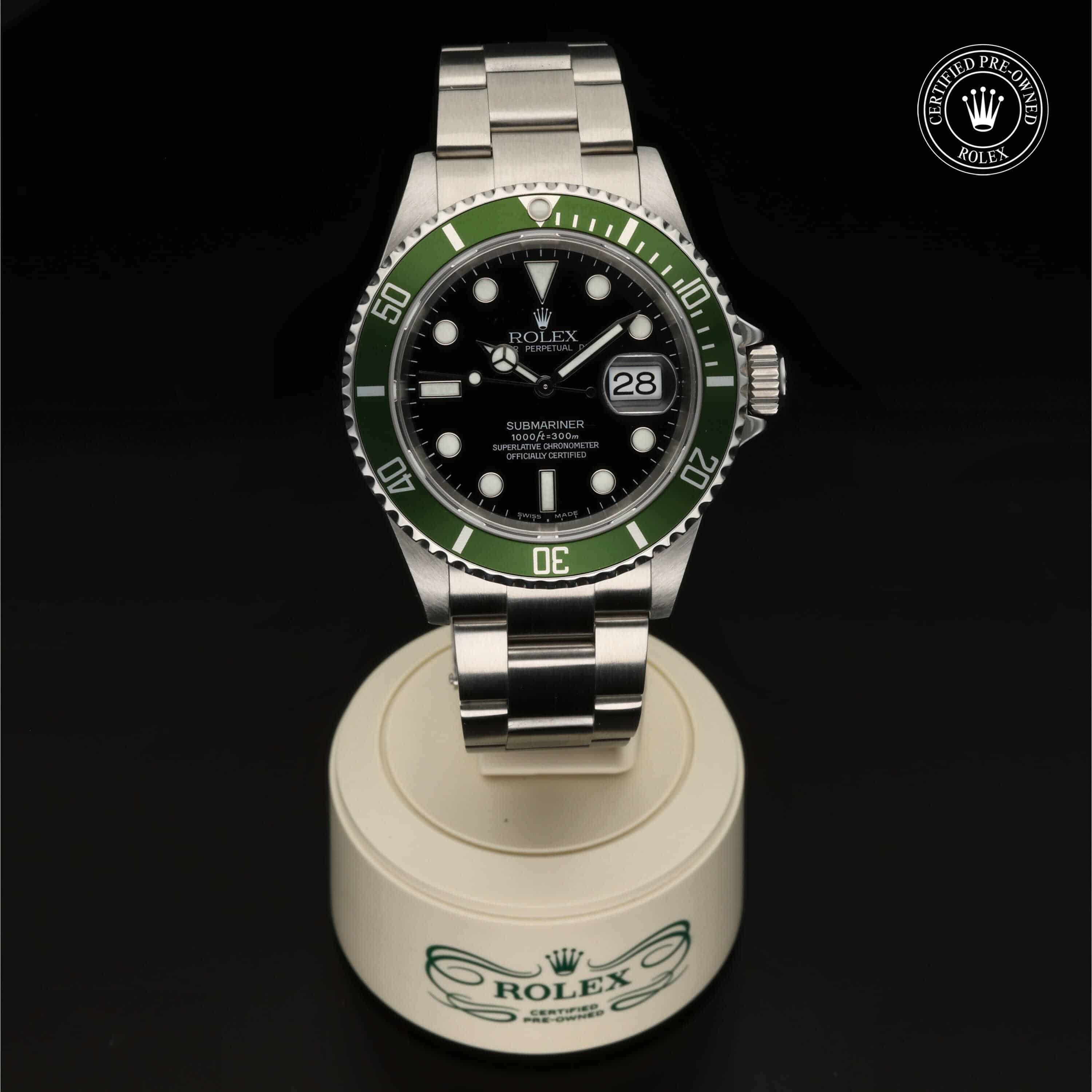 Oyster Perpetual Submariner Date Certified Pre-Owned mit 40 mm von 2003 – 360° Ansicht 36