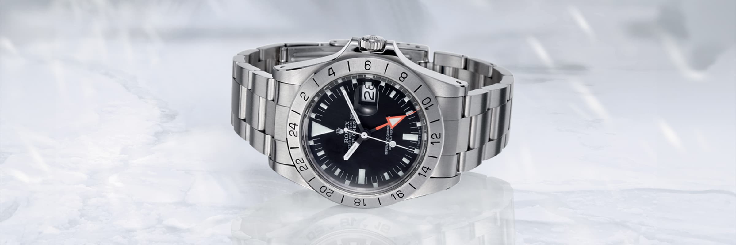 Explorer II Certified Pre-Owned mit 42 mm von 2021 – Die Explorer II – die bevorzugte Armbanduhr all jener, die sich bis an die Grenzen unserer Erde wagen.
