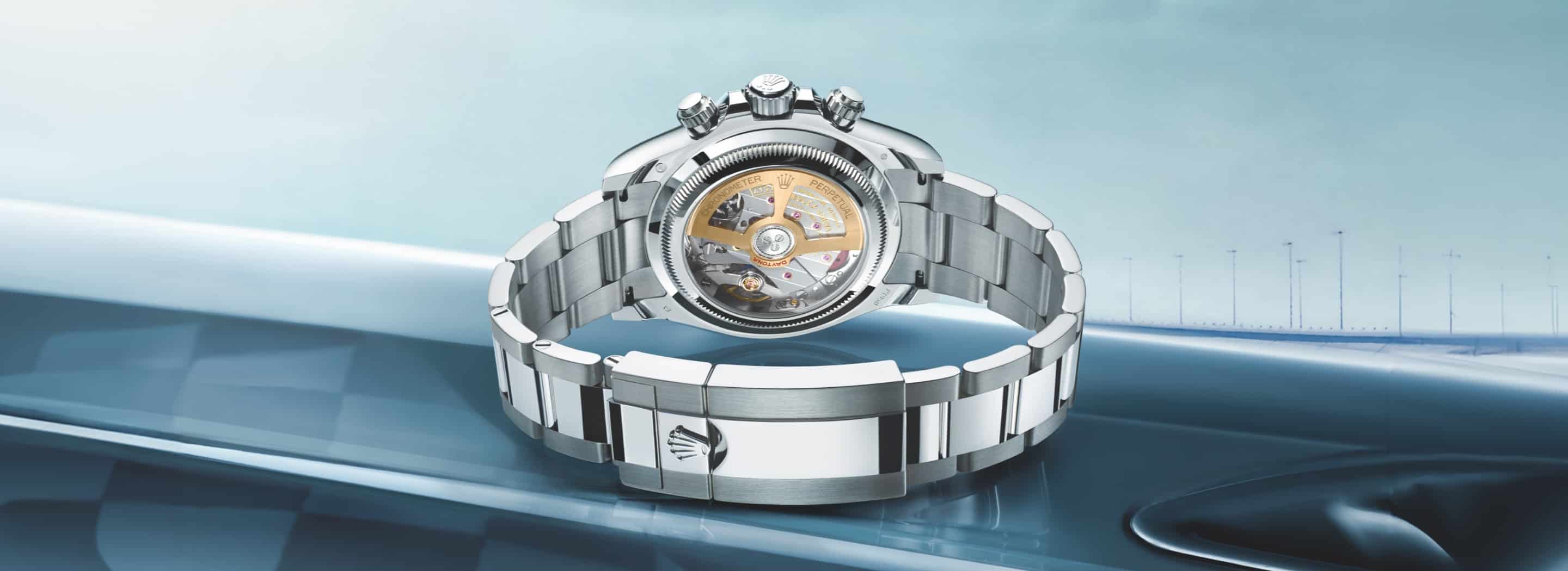 Rolex Cosmograph Daytona Modelle – Juwelier Weinmayr – Côtes de Genève-Verzierung