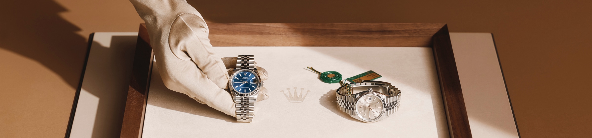 Rolex Manschettenknöpfe Krone in Everose-Gold, A1015 bei Juwelier Weinmayr – Kontakt