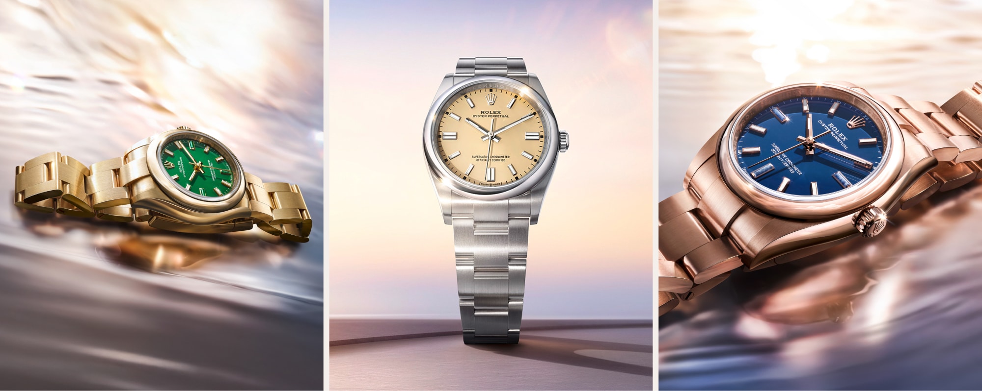 Rolex Oyster Perpetual Modelle – Juwelier Weinmayr – Dynamisch und zeitlos