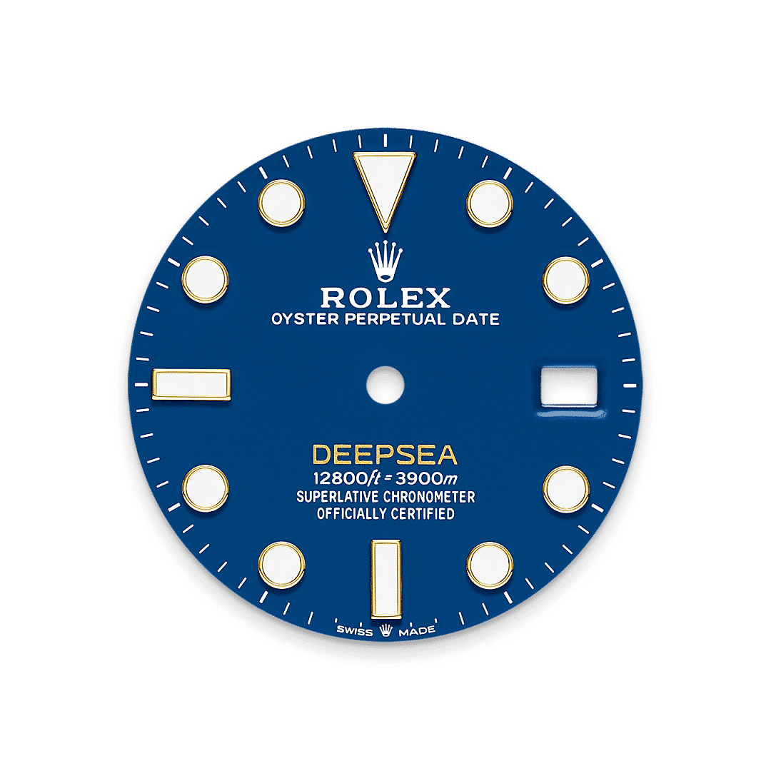 Rolex Rolex Deepsea in 18 Karat Gelbgold, M136668LB-0001 – Juwelier Weinmayr – Blaues Zifferblatt