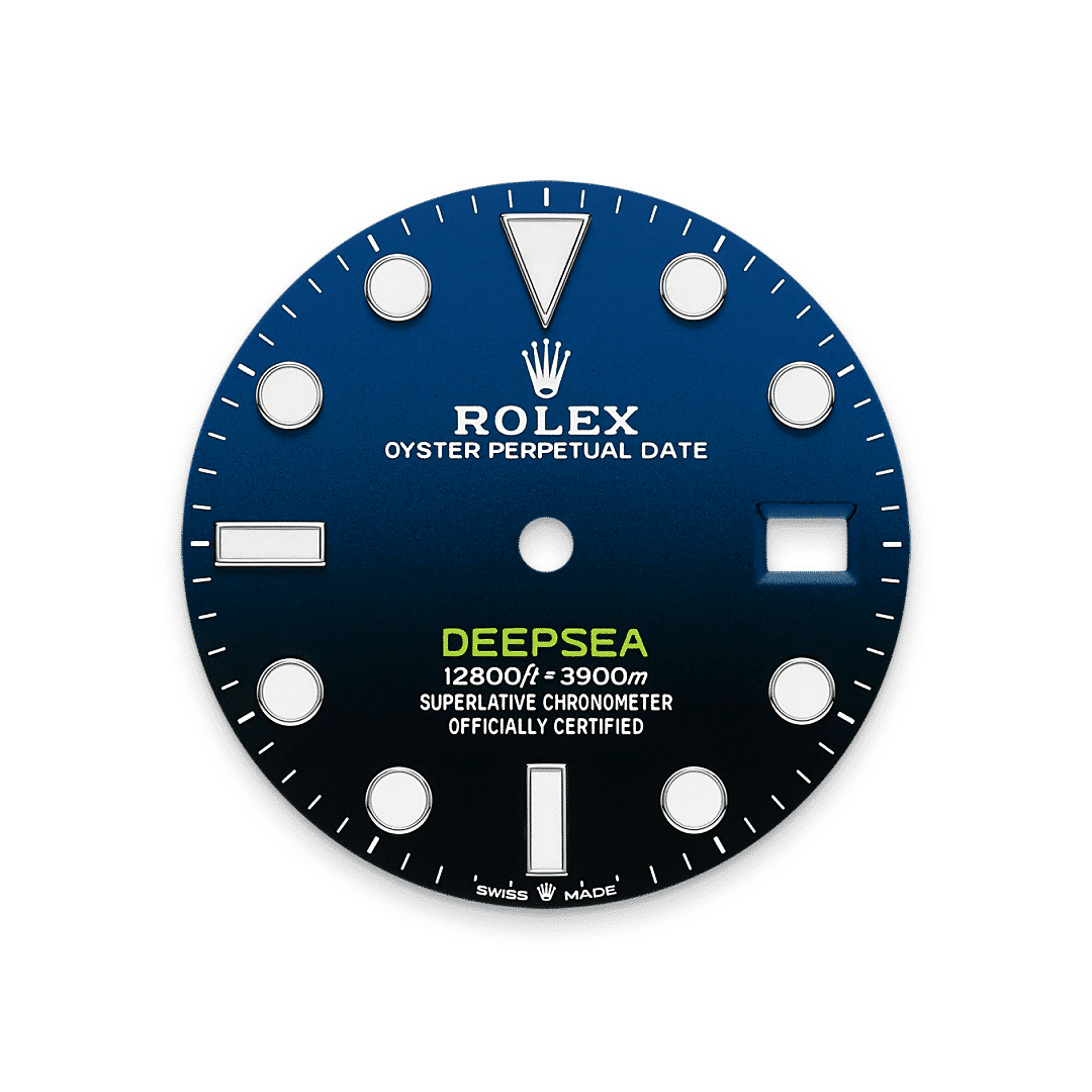 Rolex Rolex Deepsea in Edelstahl Oystersteel, M136660-0005 – Juwelier Weinmayr – Zifferblatt D-blue