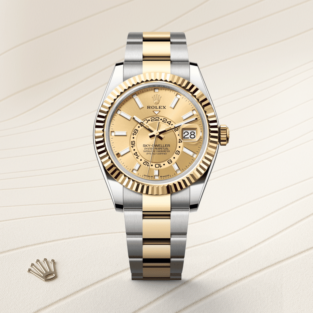 Rolex Sky-Dweller in Edelstahl Oystersteel und Gelbgold, M336933-0001 – Juwelier Weinmayr – Galerie 1