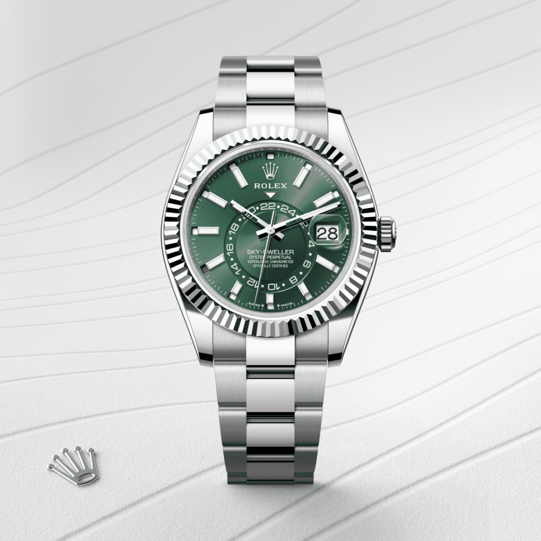 Rolex Sky-Dweller in Edelstahl Oystersteel und Weißgold, M336934-0001 – Juwelier Weinmayr – Galerie 1