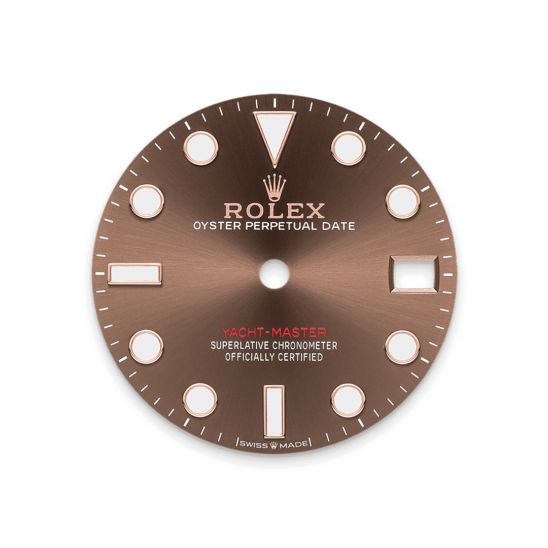 Rolex Yacht-Master 37 in Edelstahl Oystersteel und Everose-Gold, M268621-0003 – Juwelier Weinmayr – Schokoladen­­farbenes Zifferblatt