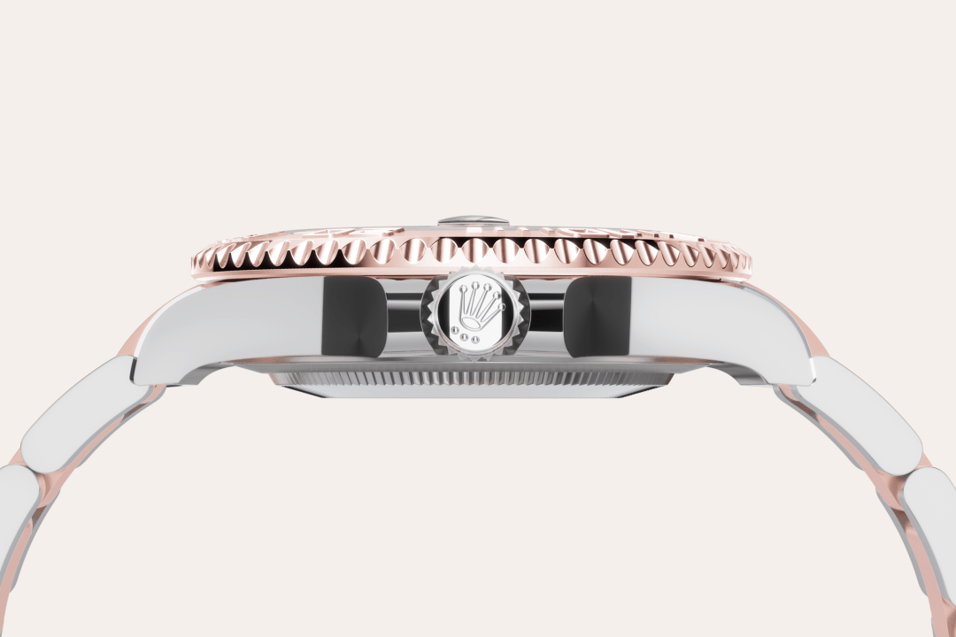 Rolex Yacht-Master 37 in Edelstahl Oystersteel und Everose-Gold, M268621-0003 – Juwelier Weinmayr – Rolesor Everose