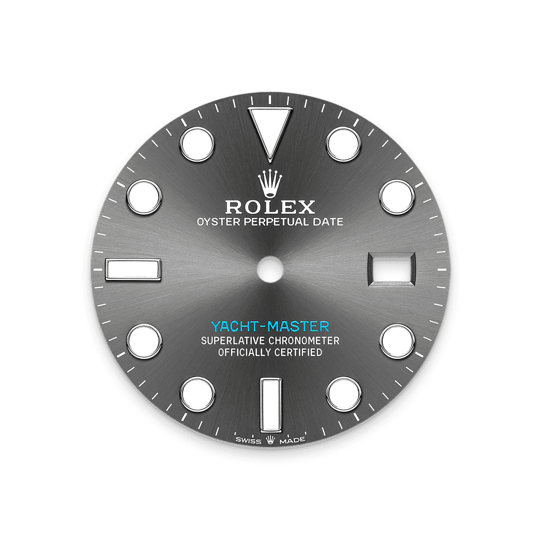 Rolex Yacht-Master 40 in Edelstahl Oystersteel und Platin, M126622-0001 – Juwelier Weinmayr – Schiefergraues Zifferblatt