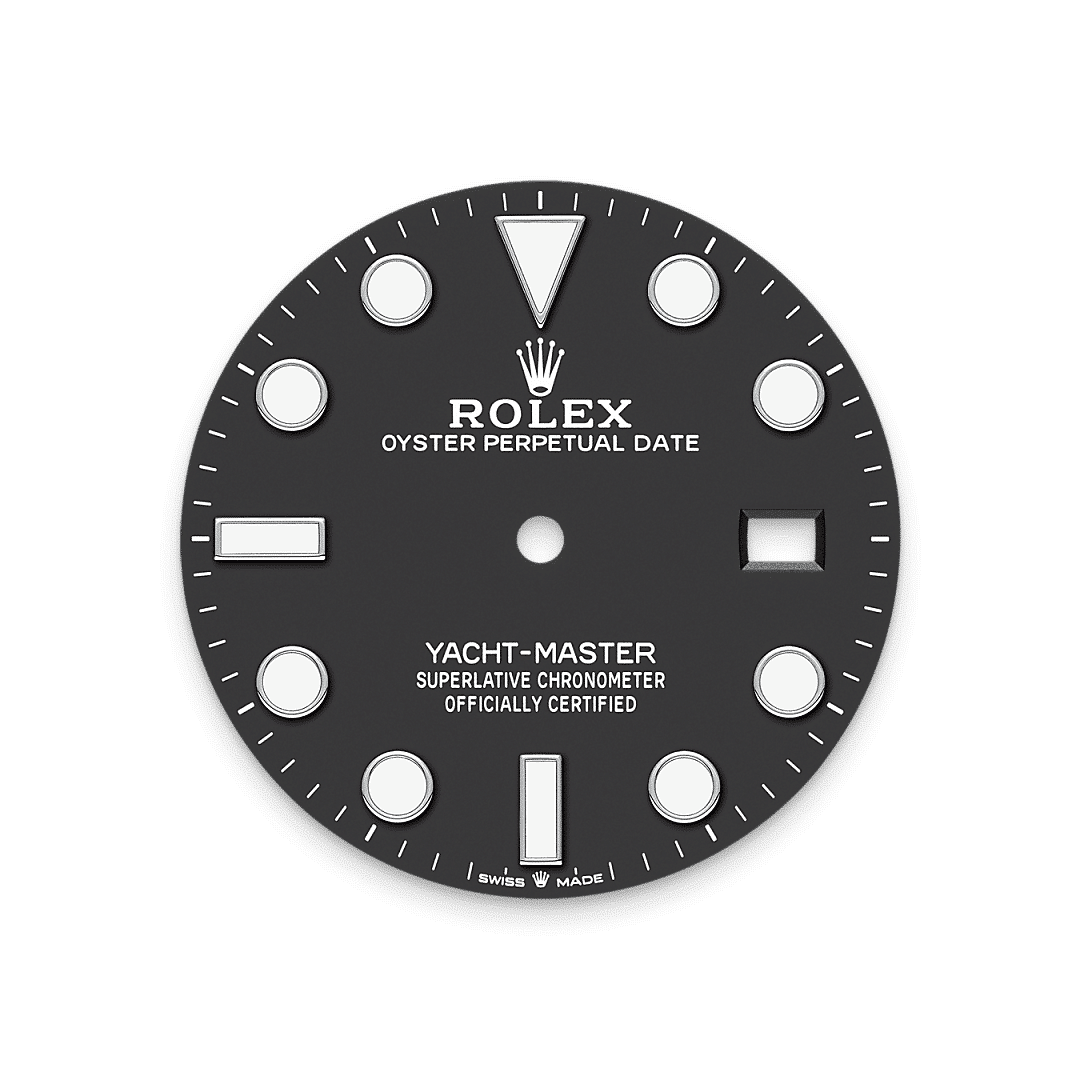 Rolex Yacht-Master 42 in Titan RLX, M226627-0001 – Juwelier Weinmayr – Tiefschwarzes Zifferblatt