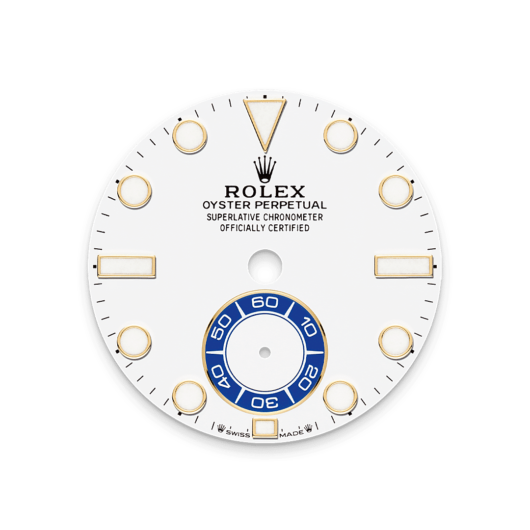 Rolex Yacht-Master II in 18 Karat Gelbgold, M126688-0001 – Juwelier Weinmayr – Weißes Zifferblatt