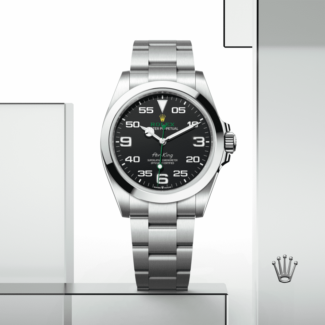 Rolex Air-King in Edelstahl Oystersteel, M126900-0001 – Juwelier Weinmayr – Galerie 1