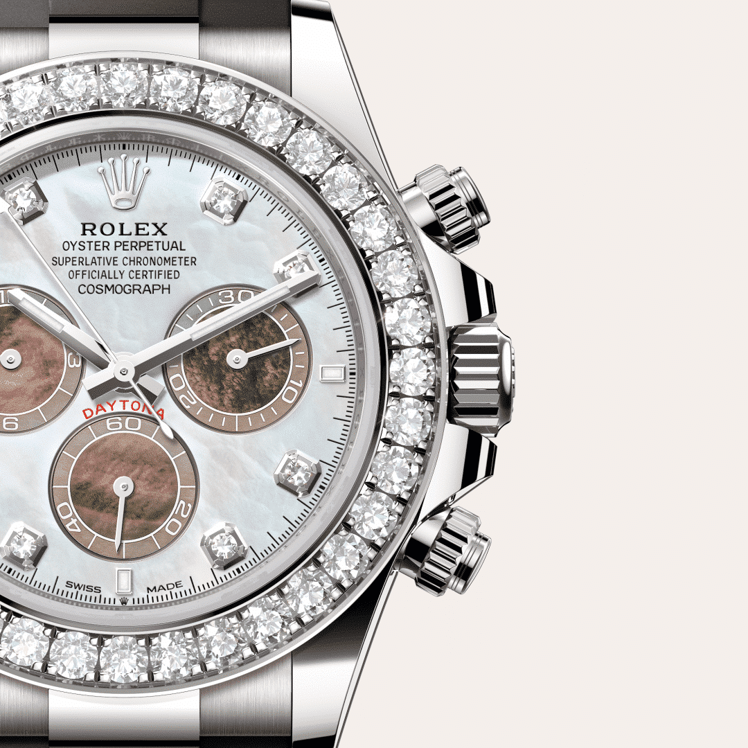 Rolex Cosmograph Daytona in 18 Karat Weißgold mit Diamanten, M126589RBR-0001 – Juwelier Weinmayr – Galerie 3