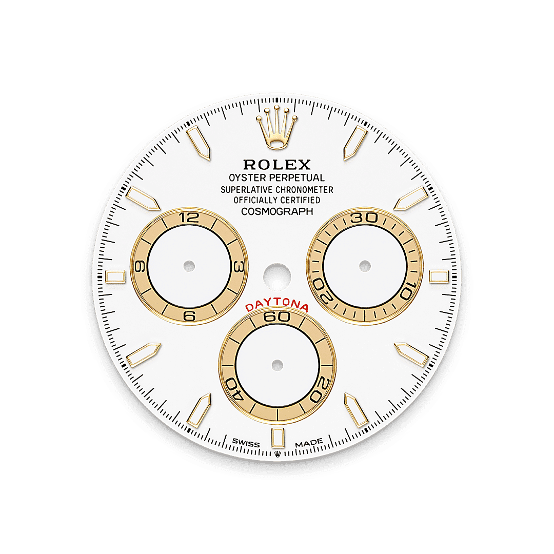 Rolex Cosmograph Daytona in Edelstahl Oystersteel und Gelbgold, M126503-0001 – Juwelier Weinmayr – Weißes Zifferblatt