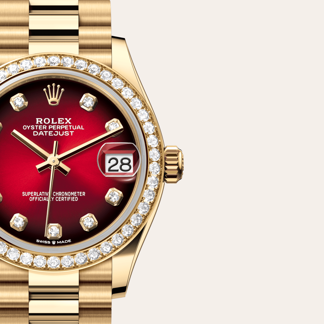 Rolex Datejust 31 in 18 Karat Gelbgold mit Diamanten, M278288RBR-0041 – Juwelier Weinmayr – Galerie 3