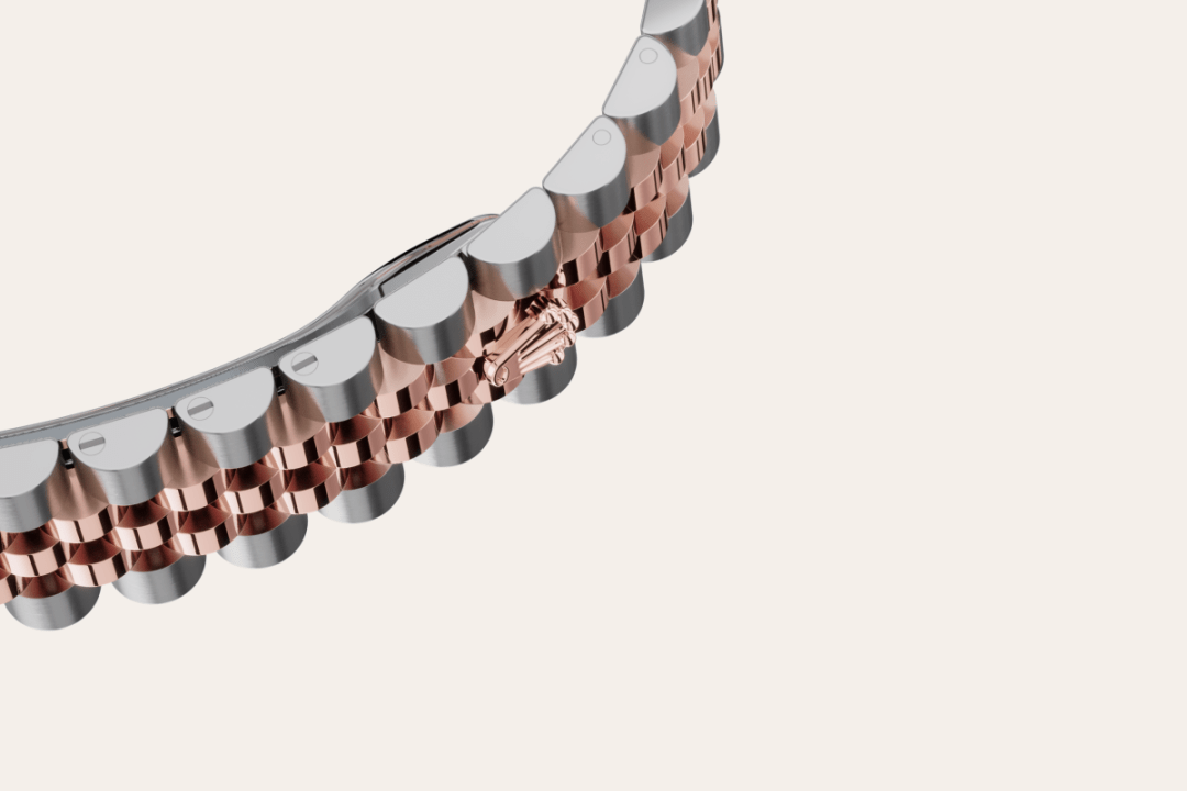 Rolex Datejust 31 in Edelstahl Oystersteel und Everose-Gold, M278241-0018 – Juwelier Weinmayr – Jubilee-Band