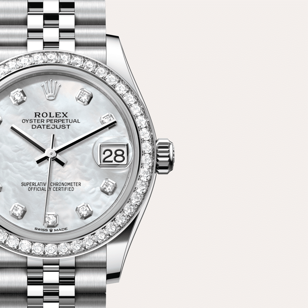 Rolex Datejust 31 in Edelstahl Oystersteel und Weißgold mit Diamanten, M278384RBR-0008 – Juwelier Weinmayr – Galerie 3
