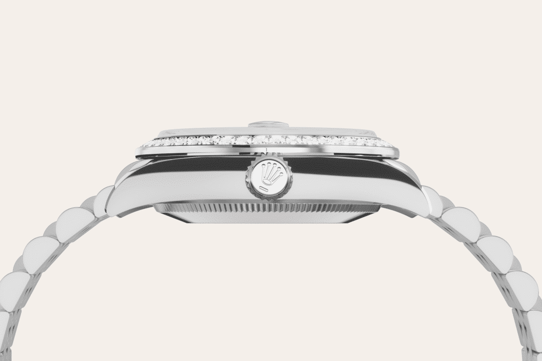 Rolex Datejust 31 in Edelstahl Oystersteel und Weißgold mit Diamanten, M278384RBR-0008 – Juwelier Weinmayr – Rolesor weiß