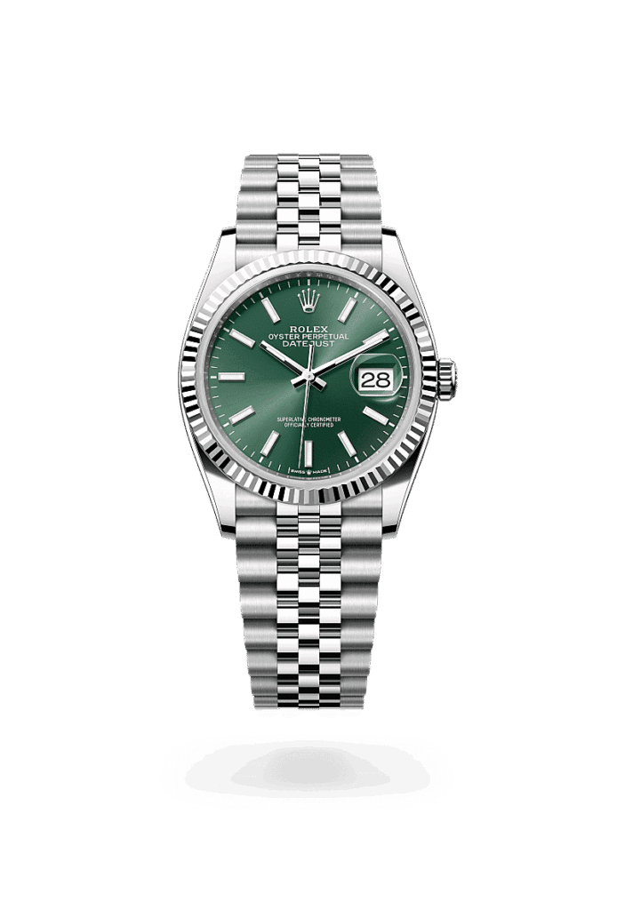Rolex Datejust 36 in Edelstahl Oystersteel und Weißgold, M126234-0051 – Juwelier Weinmayr