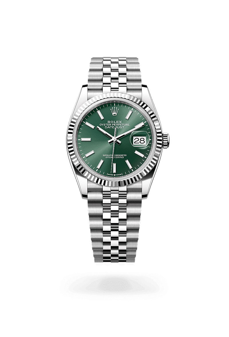 Rolex Datejust 36 in Edelstahl Oystersteel und Weißgold, M126234-0051 – Juwelier Weinmayr