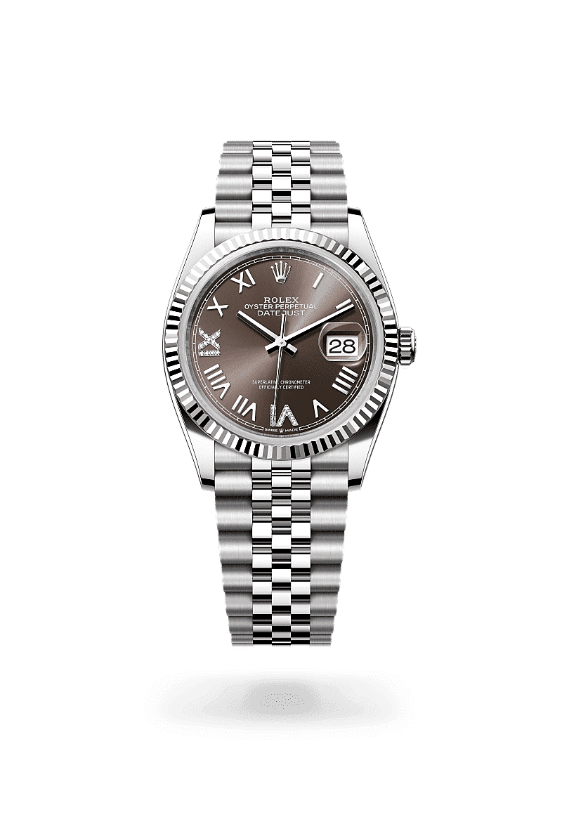 Rolex Datejust 36 in Edelstahl Oystersteel und Weißgold mit Diamanten, M126234-0071 – Juwelier Weinmayr