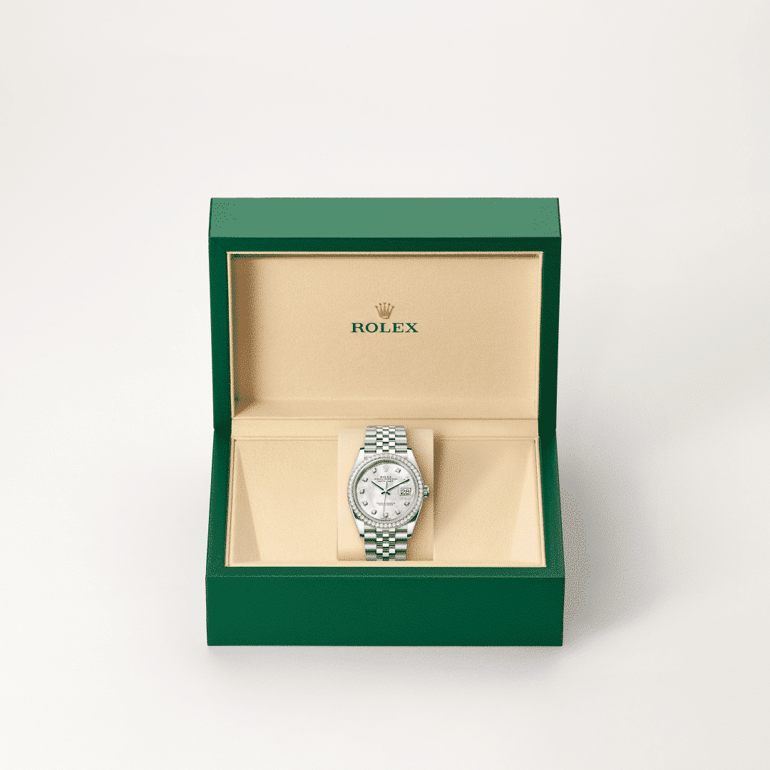 Rolex Datejust 36 in Edelstahl Oystersteel und Weißgold mit Diamanten, M126284RBR-0011 – Juwelier Weinmayr – Galerie 2