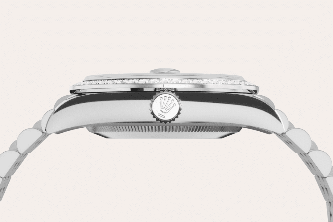 Rolex Datejust 36 in Edelstahl Oystersteel und Weißgold mit Diamanten, M126284RBR-0011 – Juwelier Weinmayr – Rolesor weiß