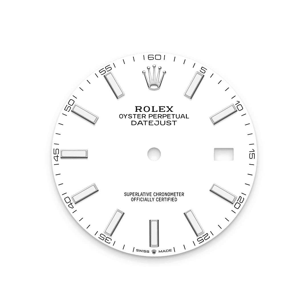 Rolex Datejust 41 in Edelstahl Oystersteel, M126300-0005 – Juwelier Weinmayr – Weißes Zifferblatt