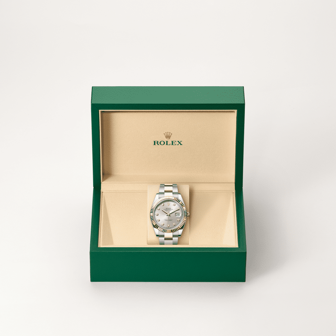 Rolex Datejust 41 in Edelstahl Oystersteel und Everose-Gold mit Diamanten, M126331-0007 – Juwelier Weinmayr – Galerie 2