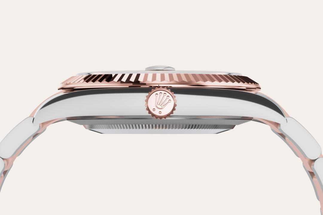 Rolex Datejust 41 in Edelstahl Oystersteel und Everose-Gold mit Diamanten, M126331-0007 – Juwelier Weinmayr – Rolesor Everose