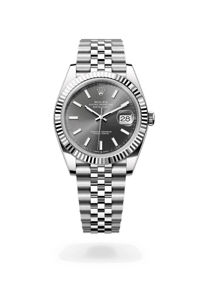 Rolex Datejust 41 in Edelstahl Oystersteel und Weißgold, M126334-0014 – Juwelier Weinmayr