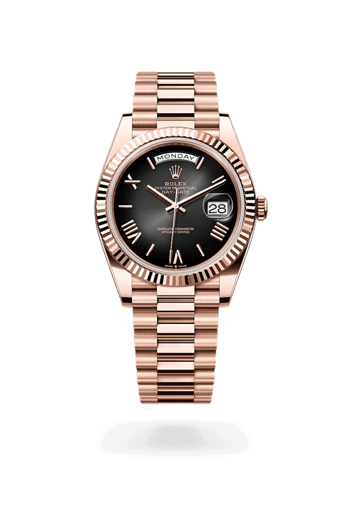 Rolex Day-Date 40 in 18 Karat Everose-Gold, M228235-0055 – Juwelier Weinmayr
