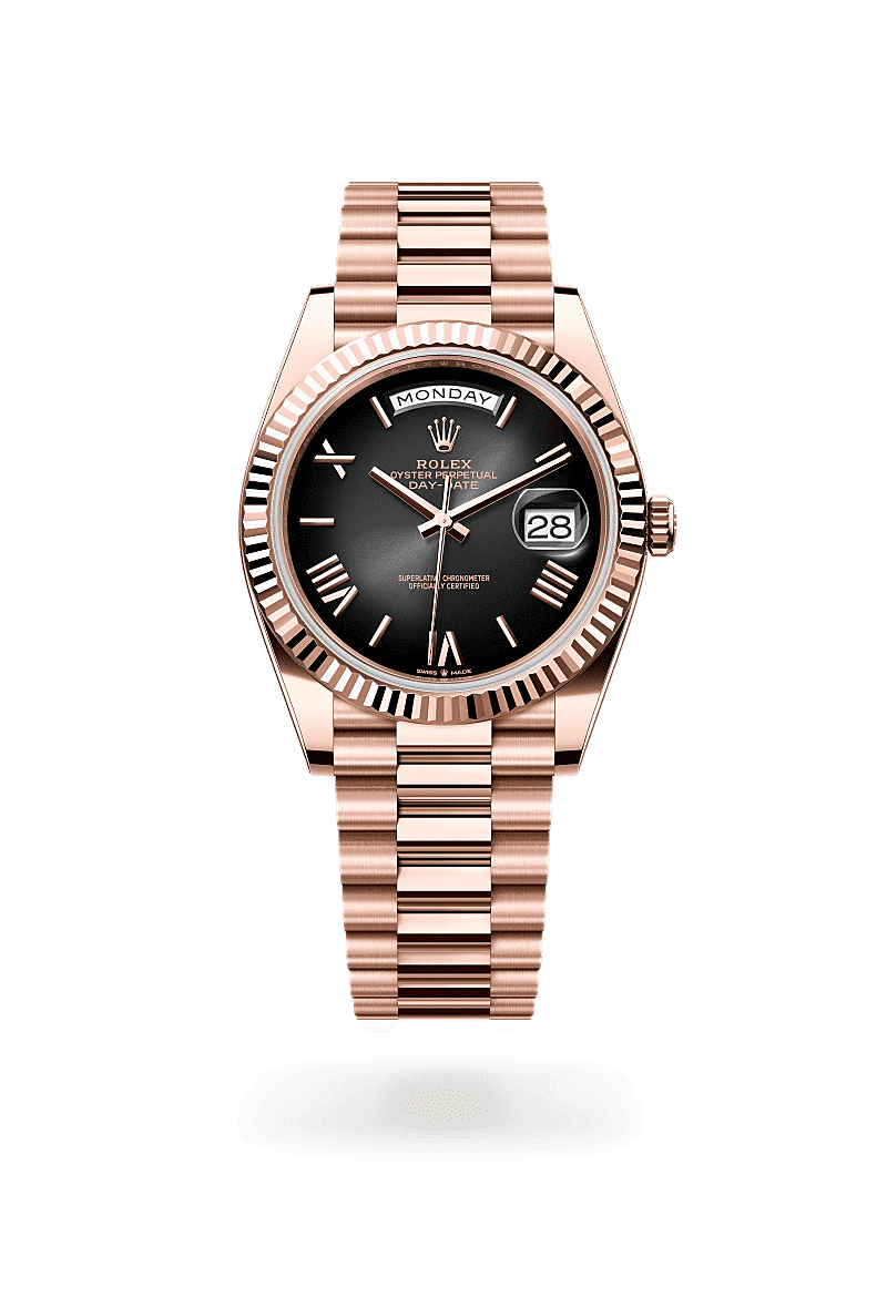 Rolex Day-Date 40 in 18 Karat Everose-Gold, M228235-0055 – Juwelier Weinmayr