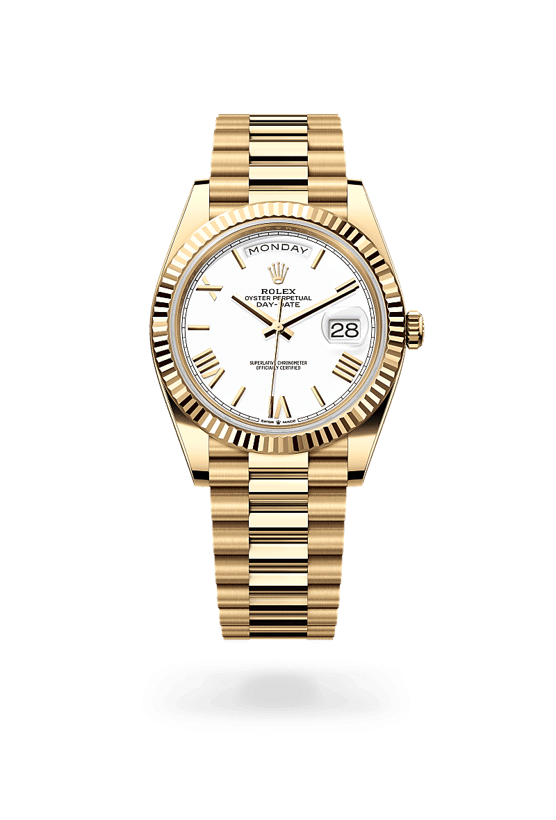 Rolex Day-Date 40 in 18 Karat Gelbgold, M228238-0042 – Juwelier Weinmayr