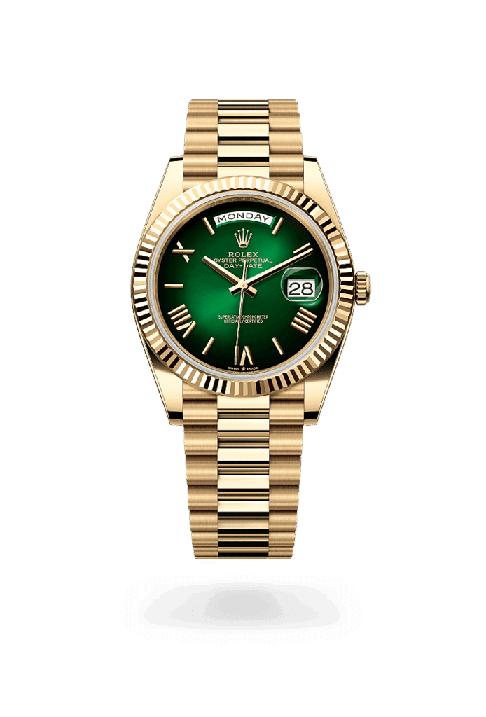 Rolex Day-Date 40 in 18 Karat Gelbgold, M228238-0069 – Juwelier Weinmayr