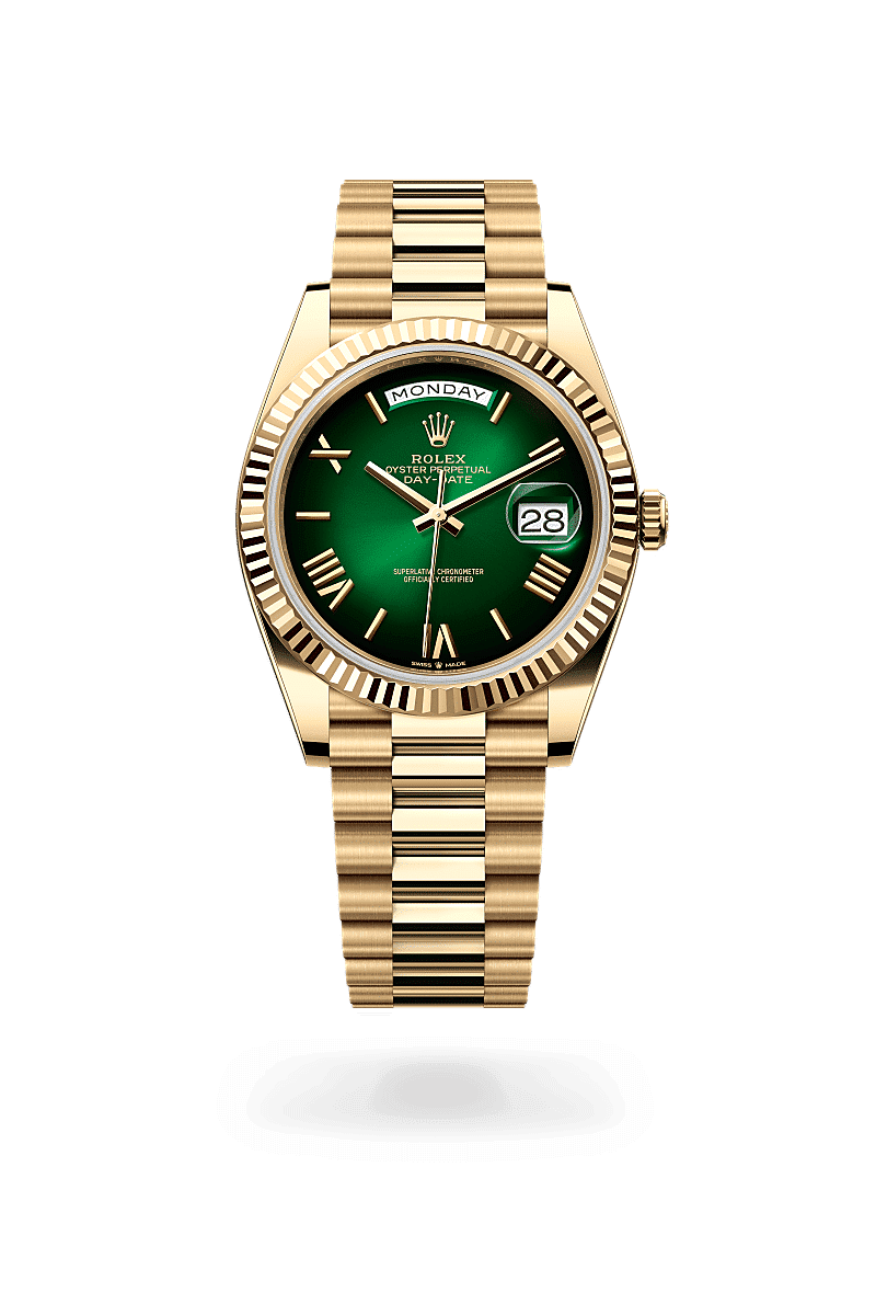 Rolex Day-Date 40 in 18 Karat Gelbgold, M228238-0069 – Juwelier Weinmayr