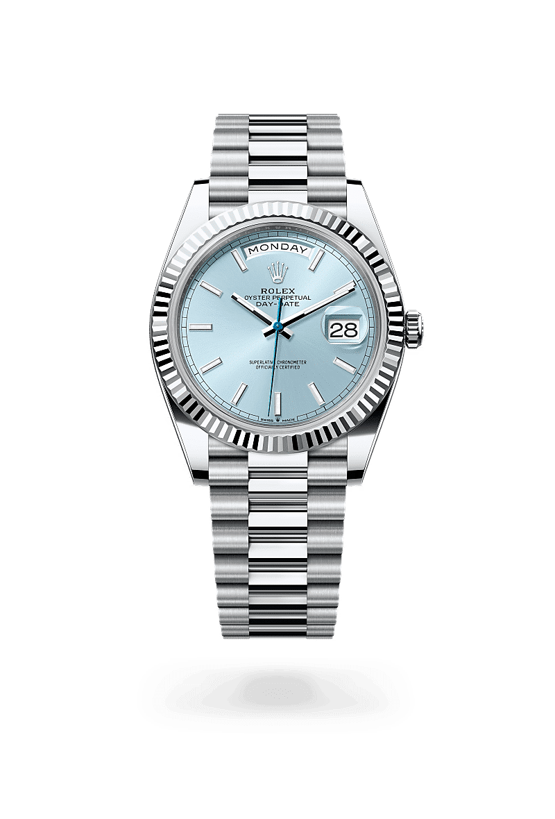 Rolex Day-Date 40 in Platin, M228236-0018 – Juwelier Weinmayr