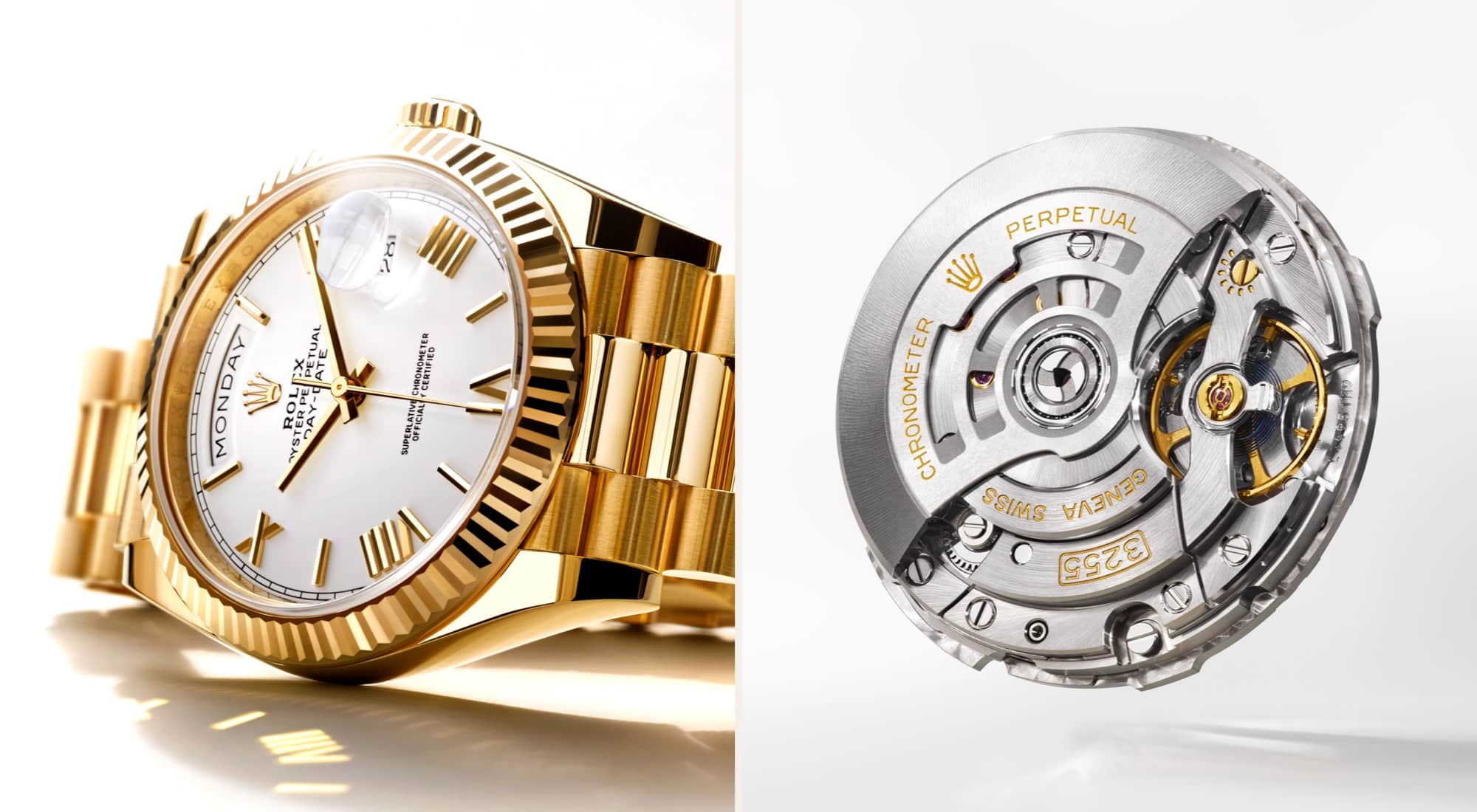 Rolex Day-Date Modelle – Juwelier Weinmayr – Kaliber 3255