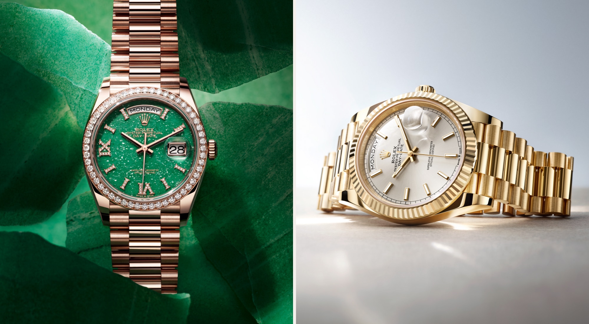 Rolex Day-Date Modelle – Juwelier Weinmayr – Vielfalt der Sprachen