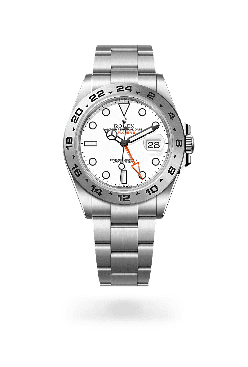 Rolex Explorer II in Edelstahl Oystersteel, M226570-0001 – Juwelier Weinmayr