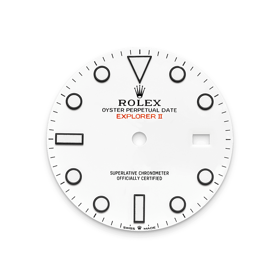 Rolex Explorer II in Edelstahl Oystersteel, M226570-0001 – Juwelier Weinmayr – Weißes Zifferblatt