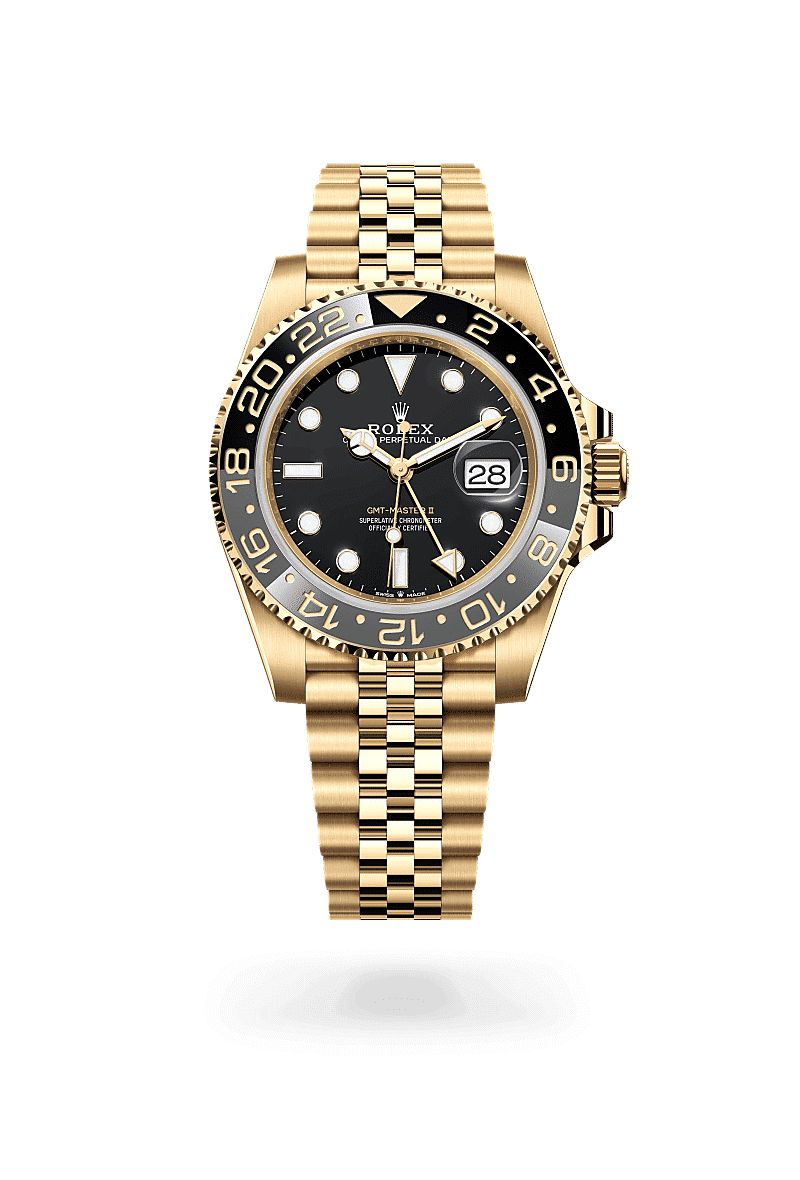Rolex GMT-Master II in 18 Karat Gelbgold, M126718GRNR-0001 – Juwelier Weinmayr