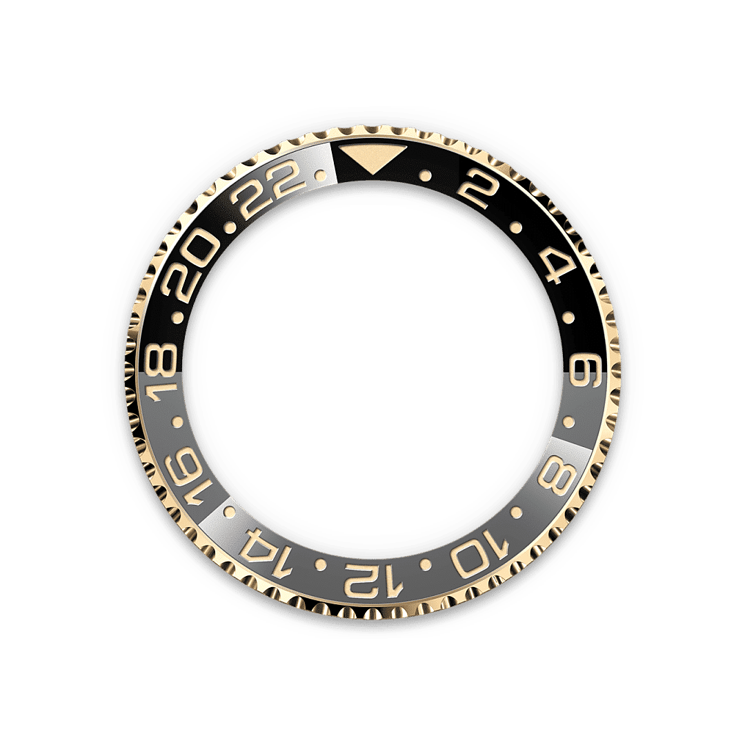 Rolex GMT-Master II in 18 Karat Gelbgold, M126718GRNR-0001 – Juwelier Weinmayr – Drehbare 24-Stunden-Lünette