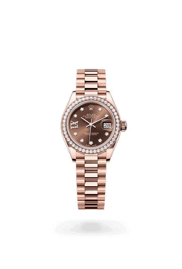 Rolex Lady-Datejust in 18 Karat Everose-Gold mit Diamanten, M279135RBR-0001 – Juwelier Weinmayr