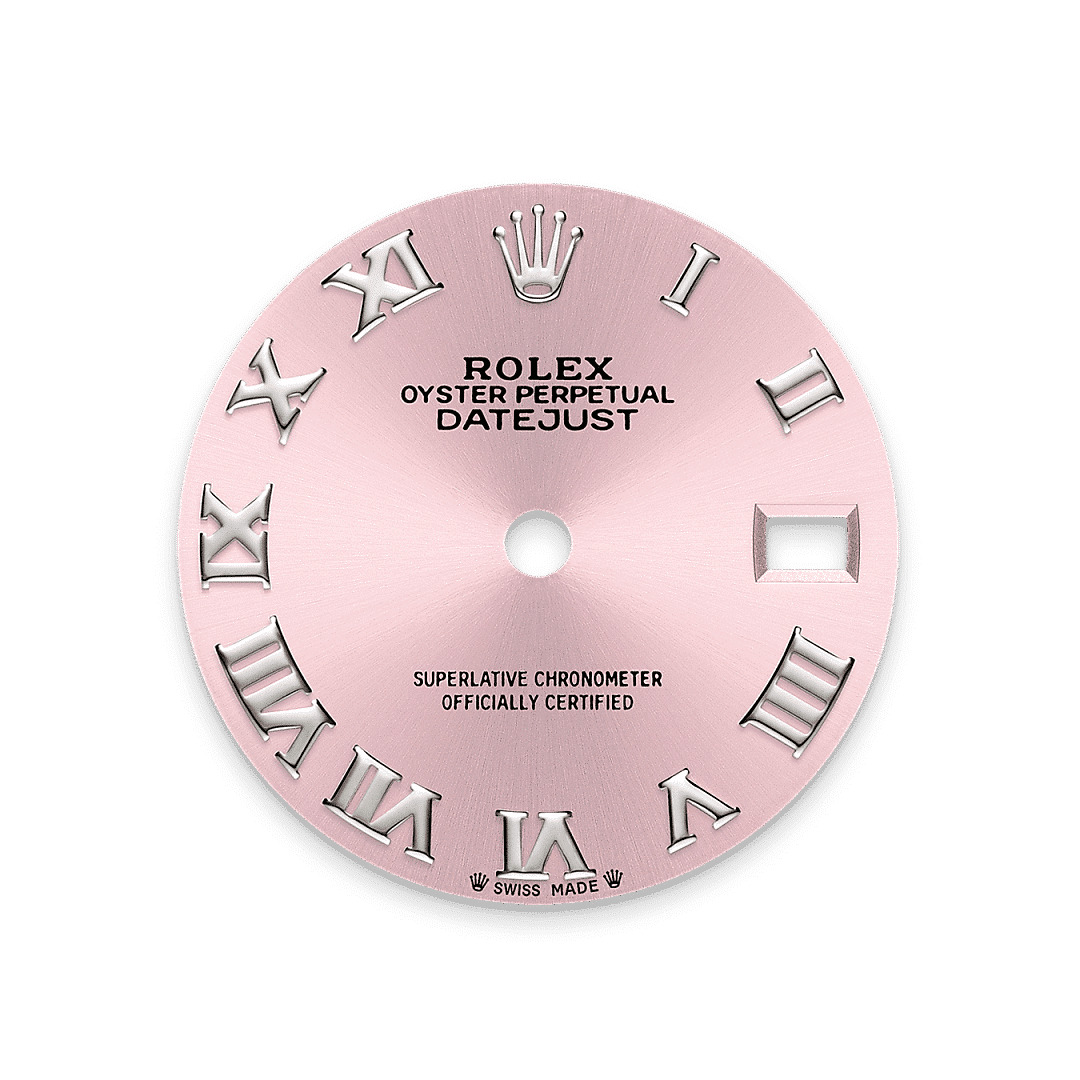 Rolex Lady-Datejust in Edelstahl Oystersteel, M279160-0013 – Juwelier Weinmayr – Roséfarbenes Zifferblatt