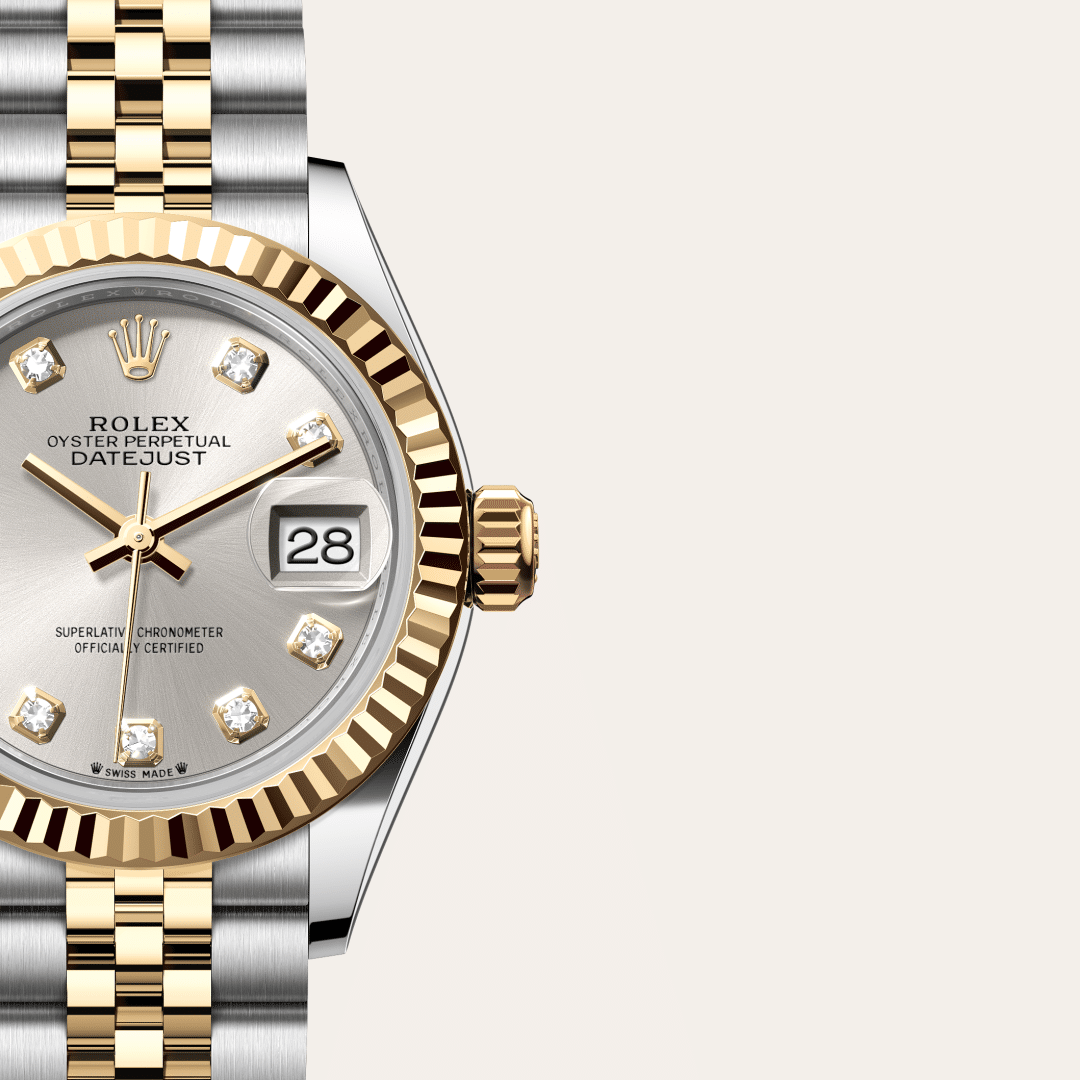 Rolex Lady-Datejust in Edelstahl Oystersteel und Gelbgold mit Diamanten, M279173-0007 – Juwelier Weinmayr – Galerie 3