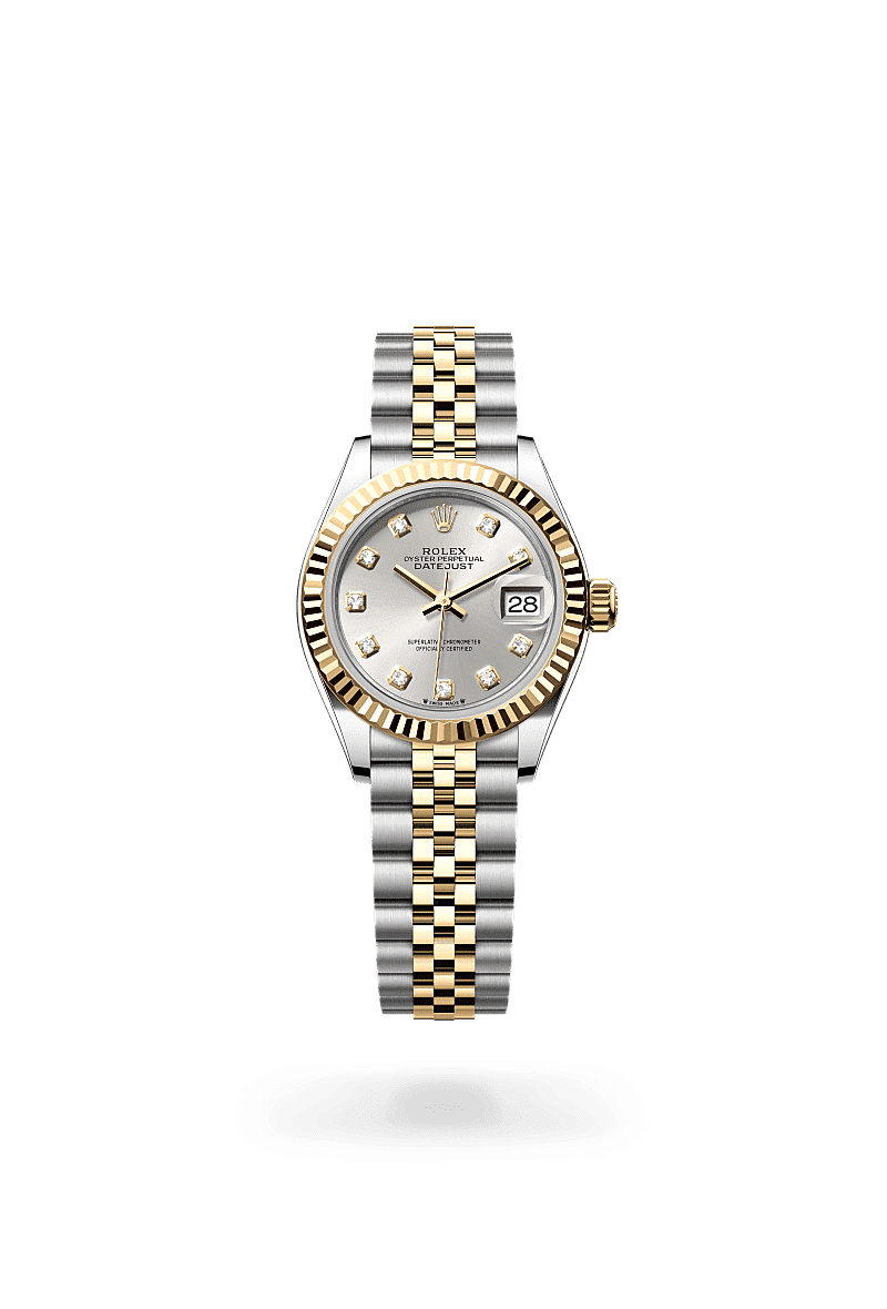 Rolex Lady-Datejust in Edelstahl Oystersteel und Gelbgold mit Diamanten, M279173-0007 – Juwelier Weinmayr