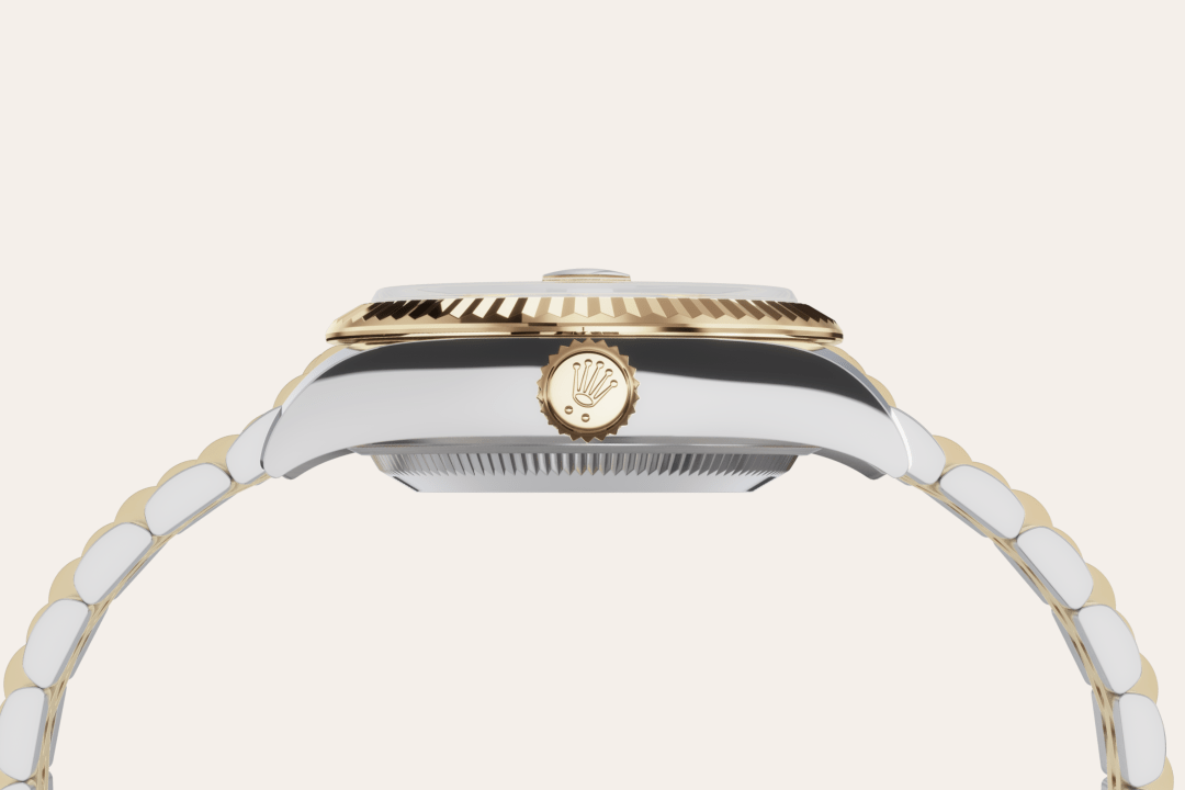 Rolex Lady-Datejust in Edelstahl Oystersteel und Gelbgold mit Diamanten, M279173-0007 – Juwelier Weinmayr – Rolesor gelb